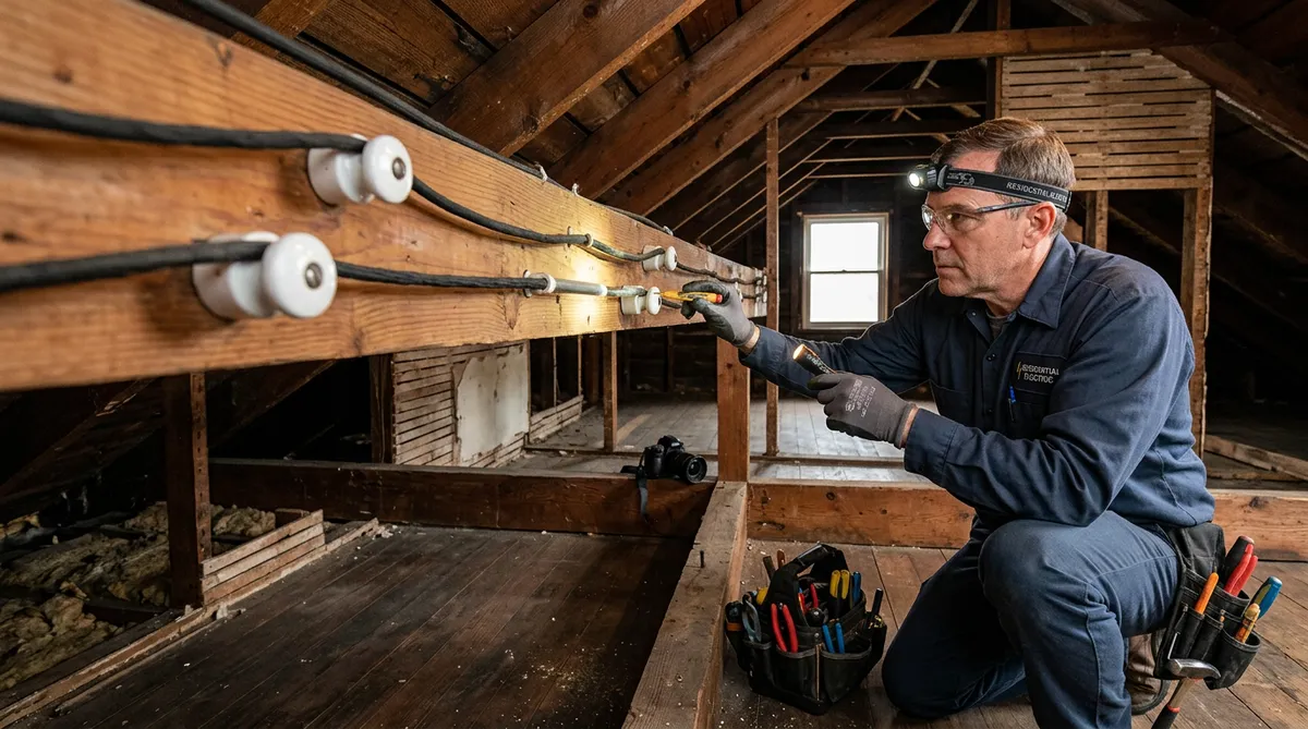 Spotting Knob-and-Tube Wiring: Essential Guide for Older Homeowners on Safety and Insurance Risks