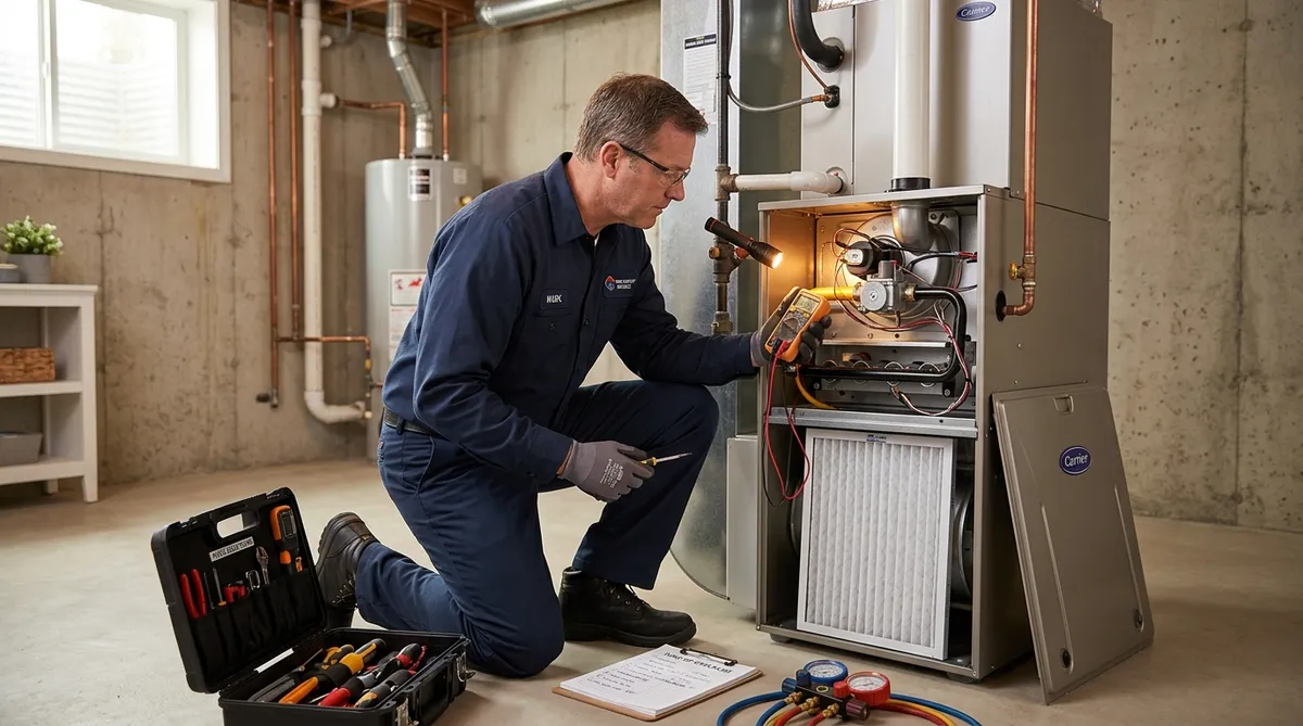 Pre-Winter Furnace Tune-Up: What a Tech Actually Checks to Keep You Warm and Safe