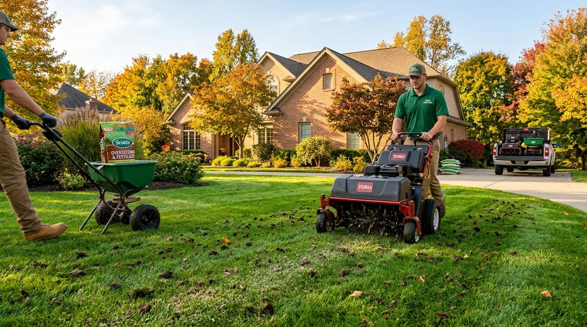 Why Fall Lawn Care Trumps Spring: Aeration, Overseeding, and Fertilization for a Lush Yard Next Year