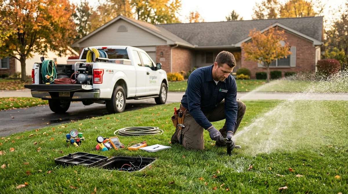 Is Your Sprinkler System Wasting Water (and Money)? Zones That Miss, Hidden Leaks, and Why a Winter Blowout is Non-Negotiable