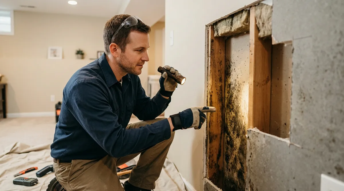 Mold Behind the Wall: How to Tell Remediation from a Simple Cleanup — and When DIY Bleach Makes It Worse