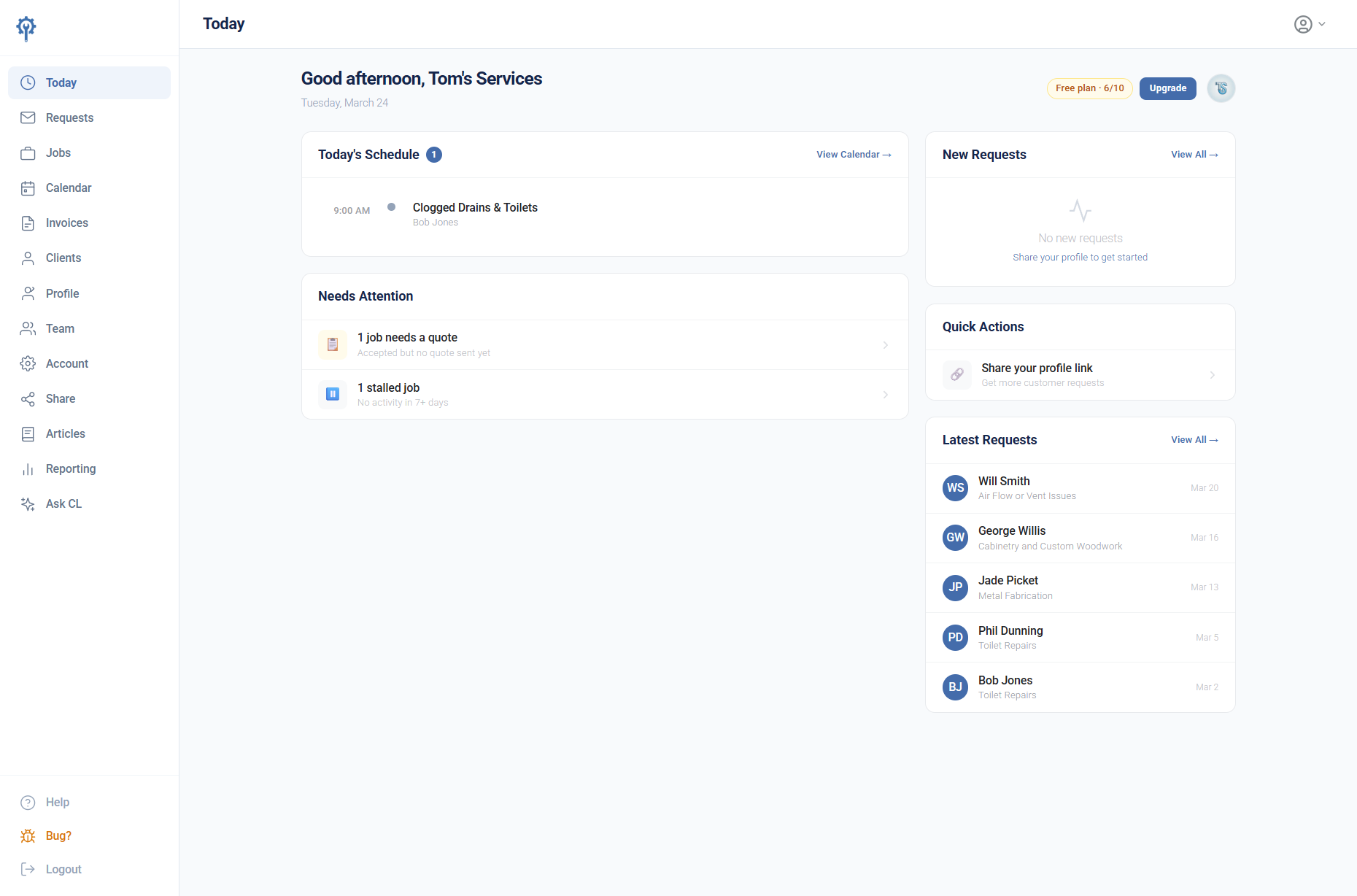 Your Day at a Glance
